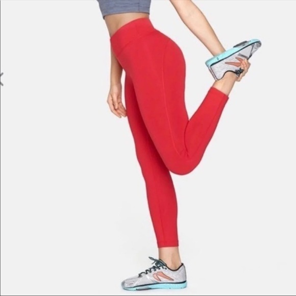 Outdoor Voices Tech Sweat Leggings in Scarlet Full Length Small - Picture 1 of 8